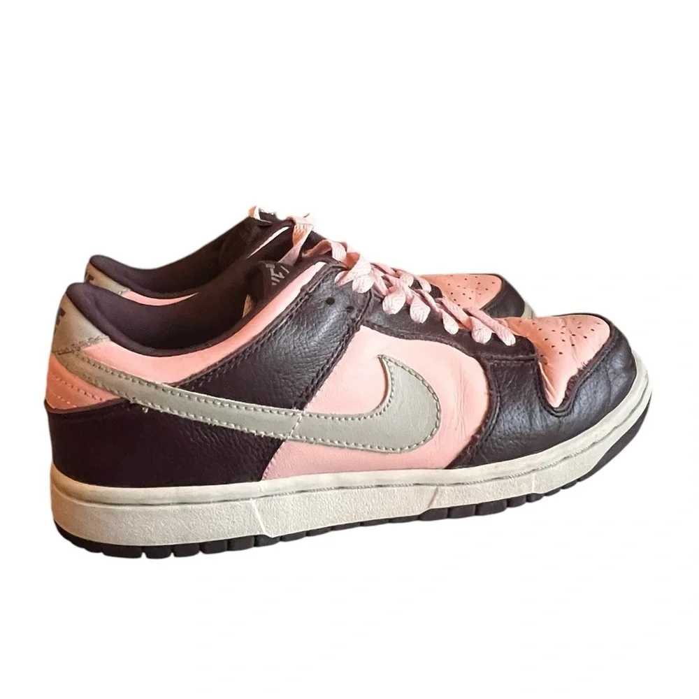 Nike 2003 Dunk Low Pro Mahogany Storm Pink Ivory Unstussy Reverse Stussy W sz 8